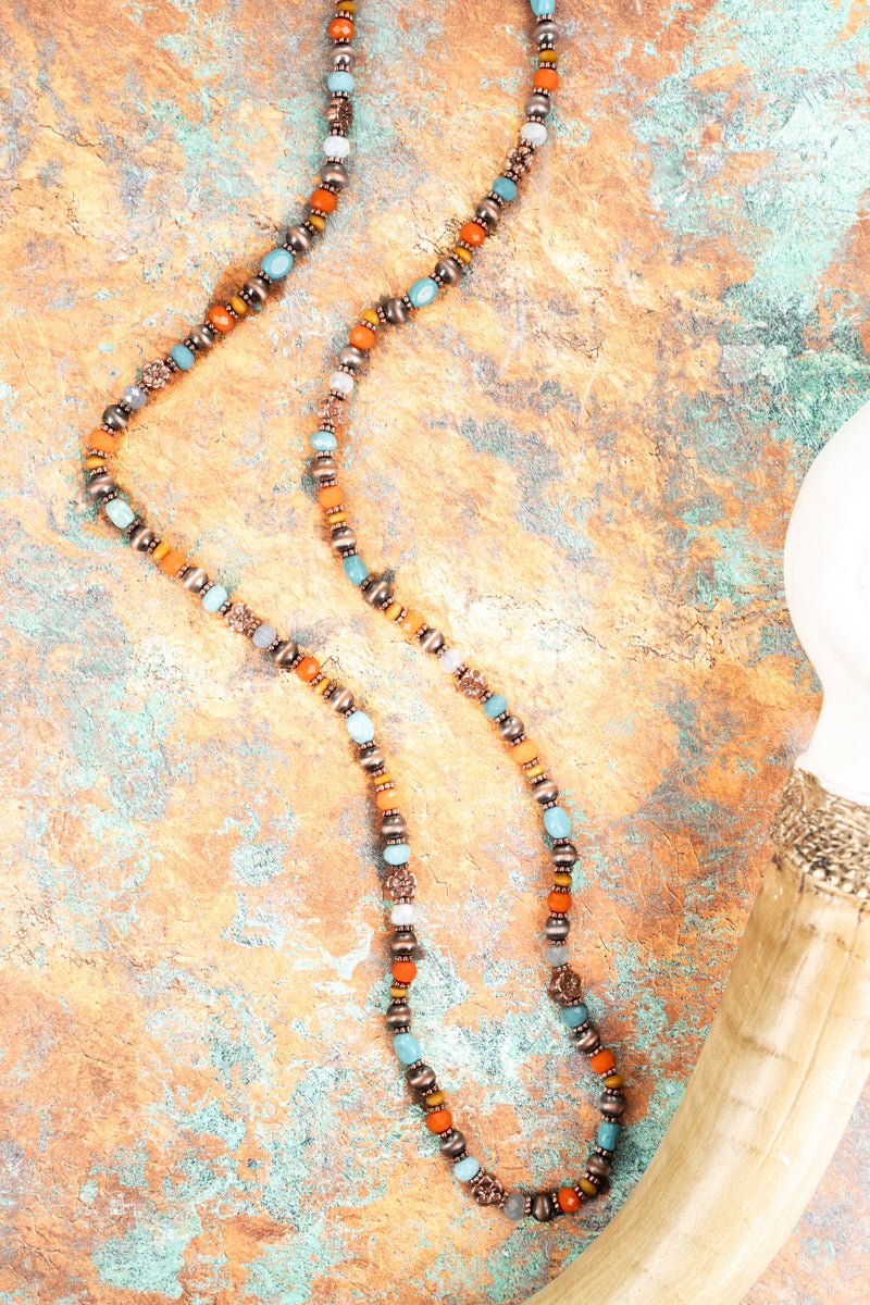 Cypress Lane Coppertone Multi-Color Necklace - Wholesale Accessory Market