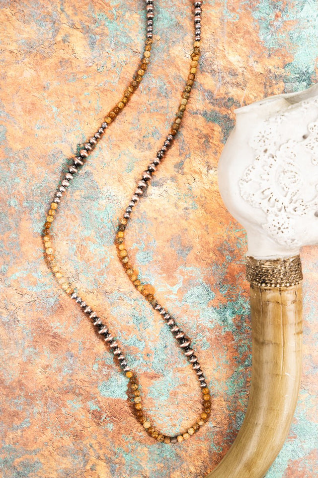 Carbon Creek Brown and Coppertone Necklace - Wholesale Accessory Market