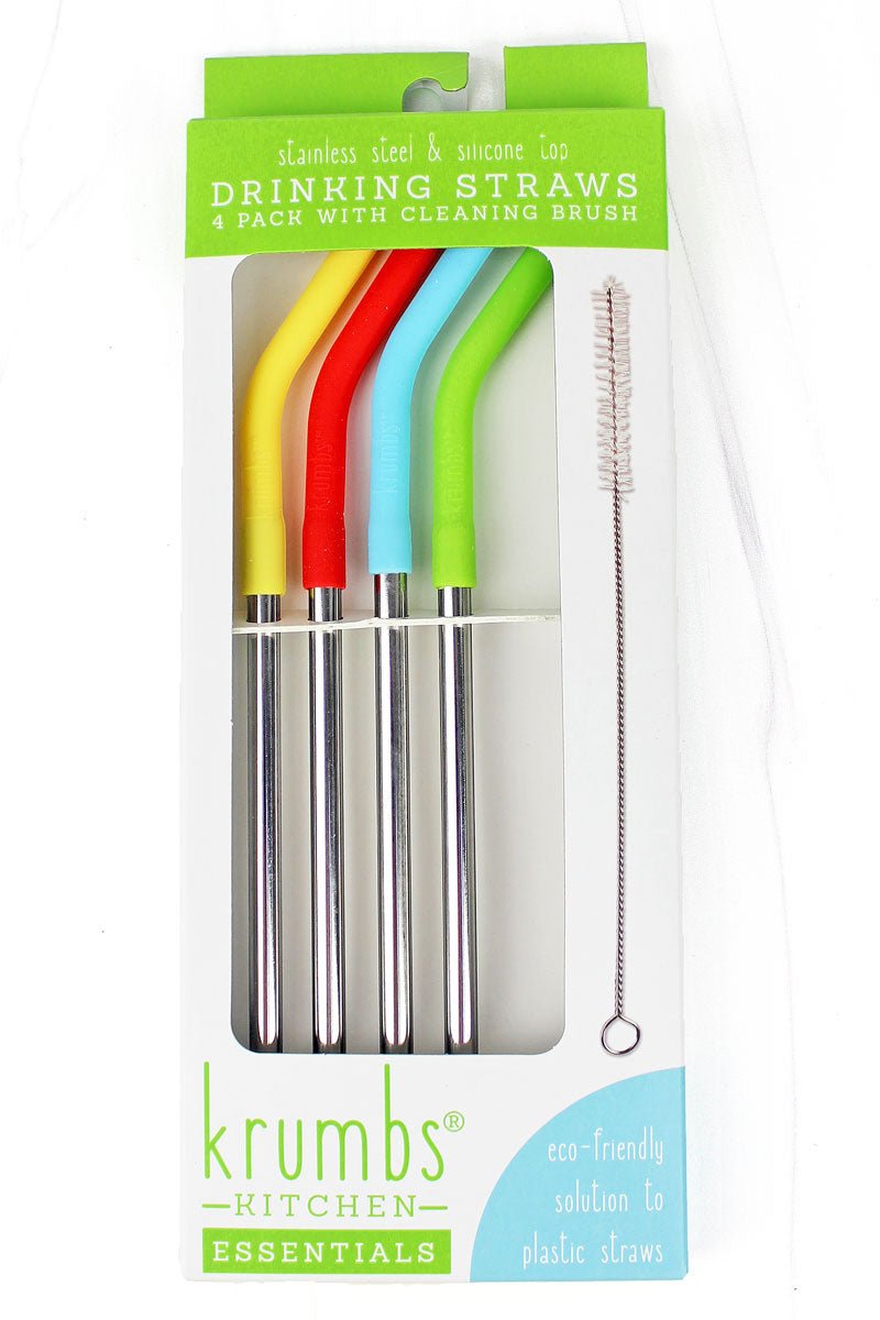 Krumbs Kitchen Steel Drinking Straws - Wholesale Accessory Market