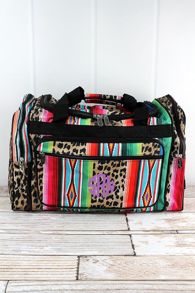 Sale! Rainbow Cheetah NGIL Canvas 20 Duffle Bag