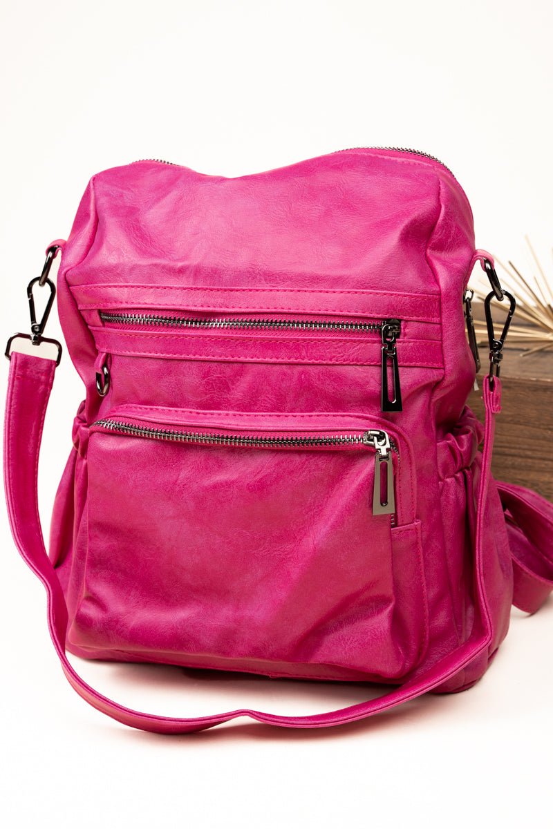 Buy Metro Pink Synthetic Medium Backpack Online At Best Price @ Tata CLiQ