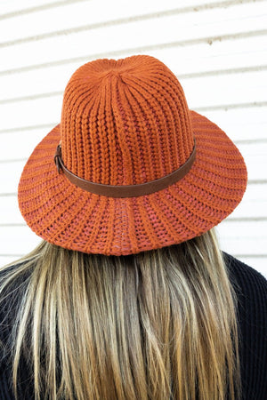 Winter Way Knit Hat, Rust - Wholesale Accessory Market