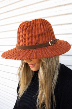 Winter Way Knit Hat, Rust - Wholesale Accessory Market