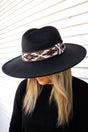 Copper Mesa Felt Hat, Black - Wholesale Accessory Market