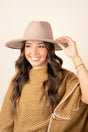 Desperado Felt Hat, Almond - Wholesale Accessory Market