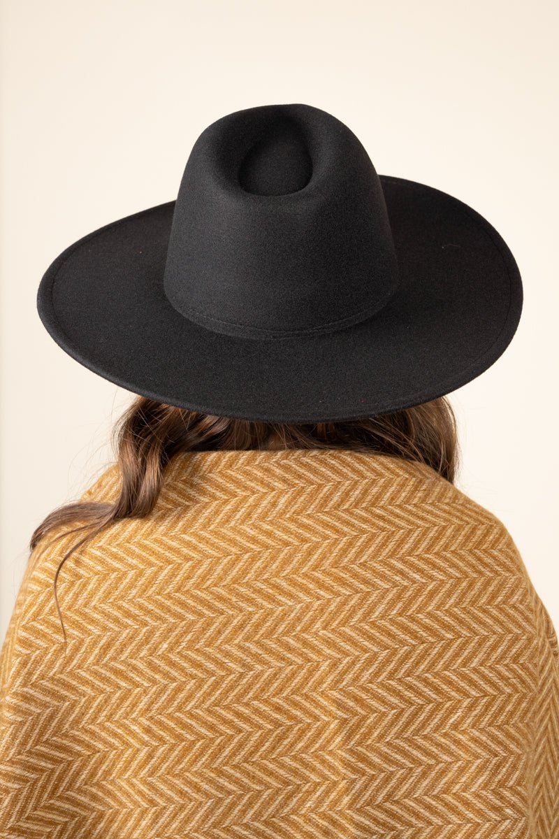 Desperado Felt Hat, Black - Wholesale Accessory Market