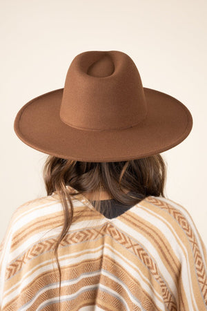 Desperado Felt Hat, Brown - Wholesale Accessory Market