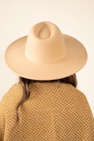 Desperado Felt Hat, Taupe - Wholesale Accessory Market