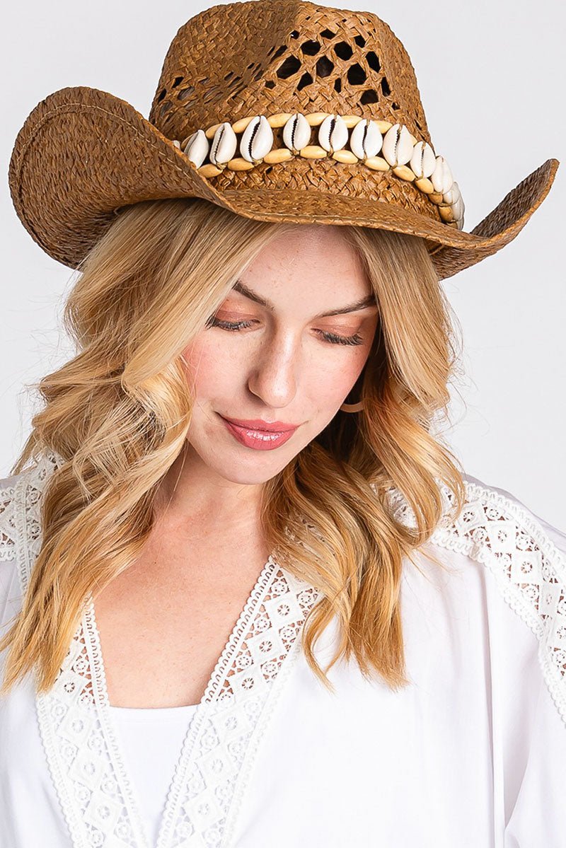 Cozumel Cowgirl Brown Straw Hat | Wholesale Accessory Market