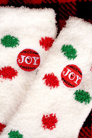 Comfort and Joy Polka Dot Socks - Wholesale Accessory Market