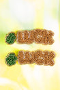 Irish 'Luck' Gold Seed Bead Earrings - Wholesale Accessory Market