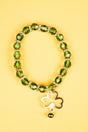 Irish Luck Green Beaded Bracelet - Wholesale Accessory Market