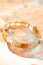 It Can Happen Two-Tone Disk Bracelet - Wholesale Accessory Market