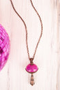 SALE! Coppertone and Pink Casablanca Necklace - Wholesale Accessory Market