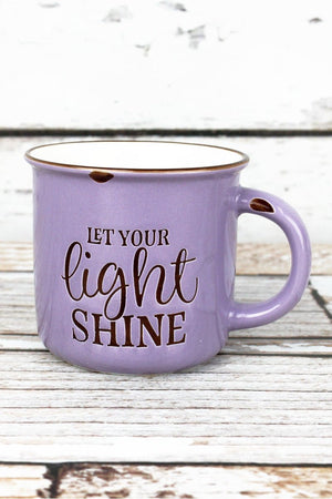 Let Your Light Shine Lavender Campfire Mug - Wholesale Accessory Market