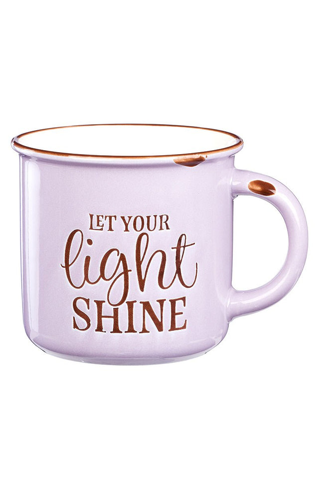 Let Your Light Shine Lavender Campfire Mug - Wholesale Accessory Market