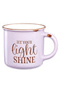 Let Your Light Shine Lavender Campfire Mug - Wholesale Accessory Market