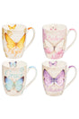 Butterfly Blessings 4 Piece Mug Set - Wholesale Accessory Market