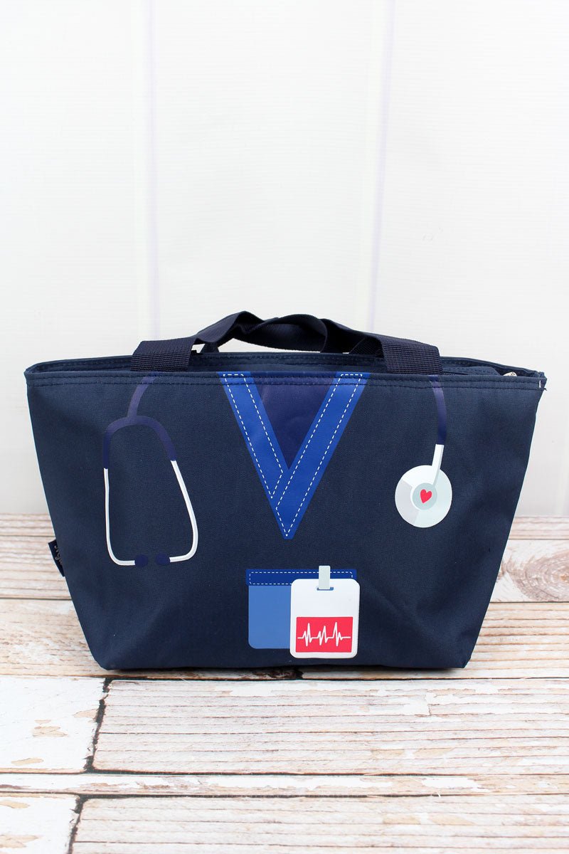 Wholesale Navy Nurse NGIL Large Lunch Bags