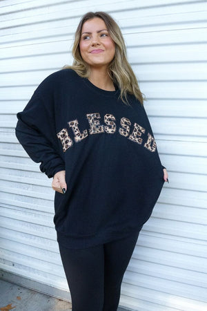 Blessed Chenille Patch Unisex NuBlend Crew Sweatshirt - Wholesale Accessory Market