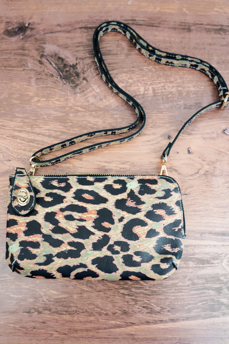 The Dolly Genuine leather fringe leopard crossbody – Anagails Wholesale