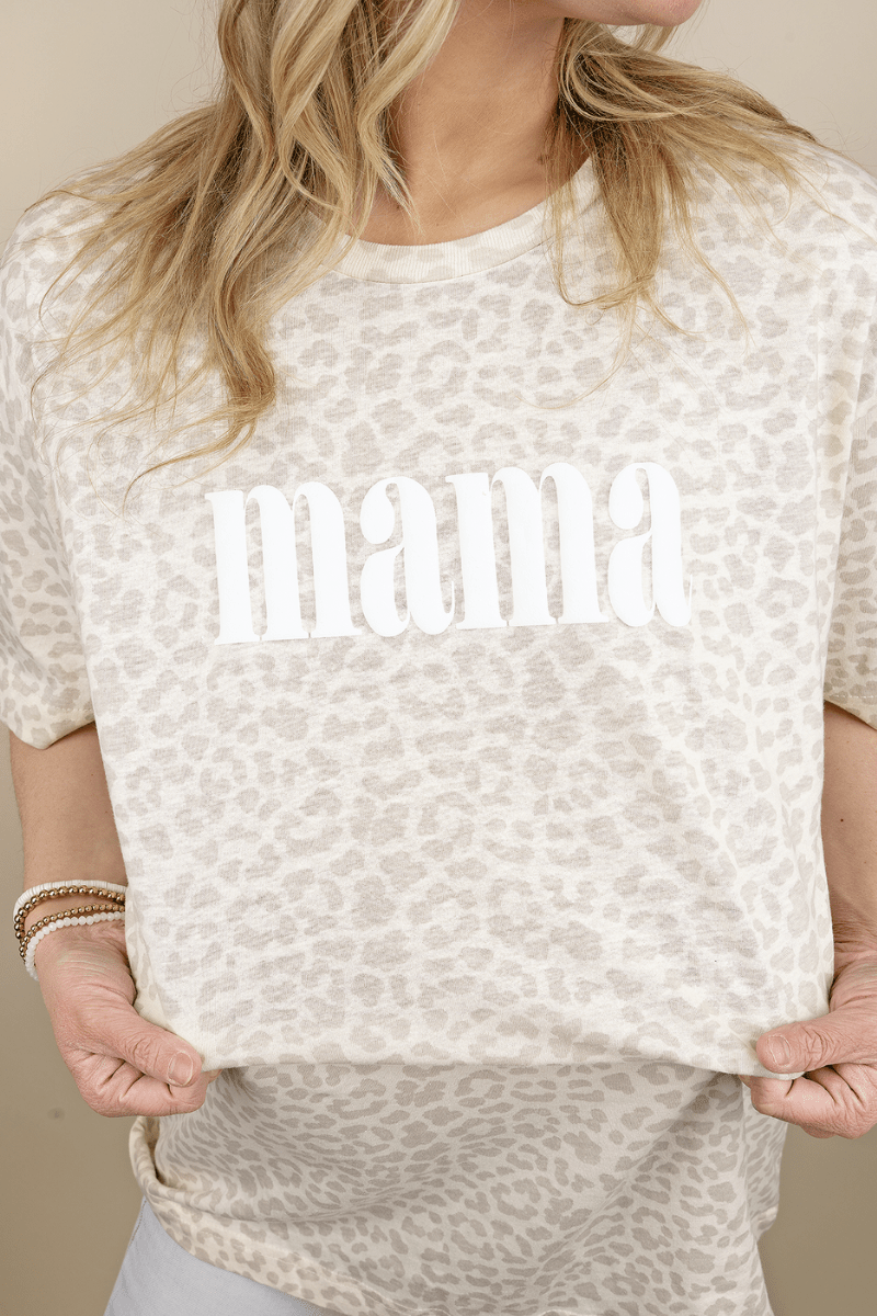 White Mama Puff Vinyl Fine Jersey Tee - Wholesale Accessory Market