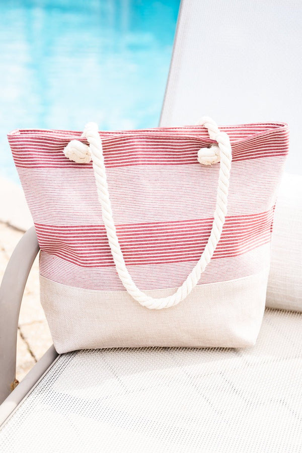 Heart Beaded and Sequin Beach Bag Tote