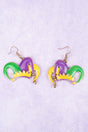 Crystal Avenue Just Here For The Fun Jester Earrings - Wholesale Accessory Market