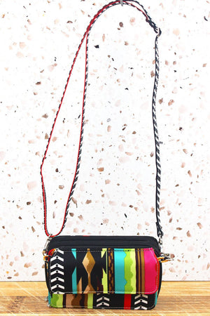 NGIL San Jose Serape Crossbody Organizer Clutch - Wholesale Accessory Market