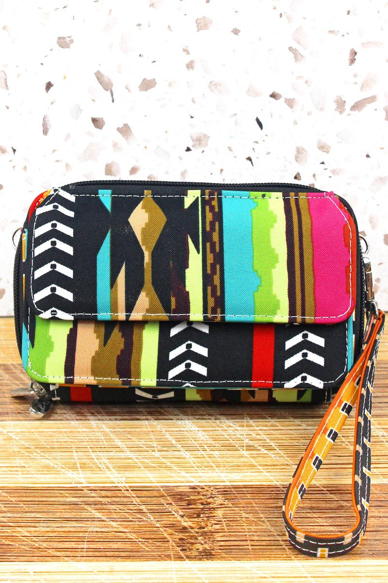 NGIL San Jose Serape Crossbody Organizer Clutch - Wholesale Accessory Market