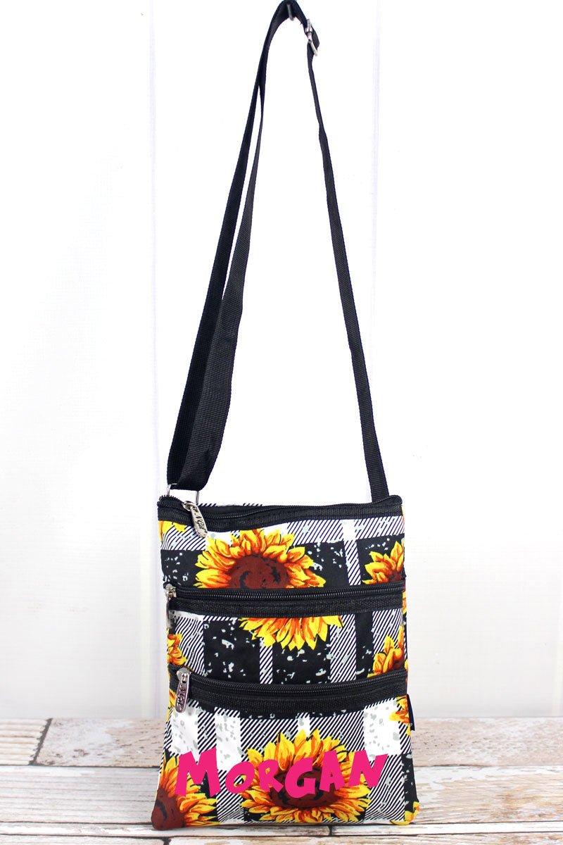 NGIL Sunflower Plaid Crossbody Bag - Wholesale Accessory Market