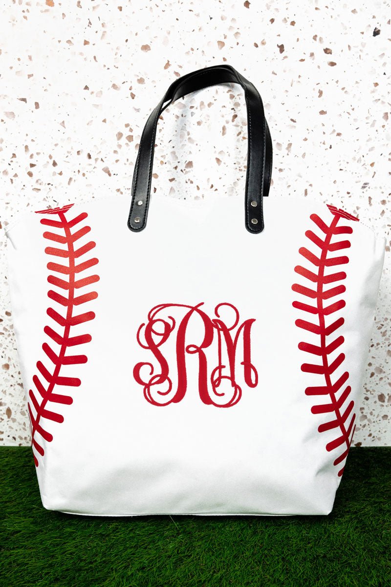 NGIL Baseball Laces All Day Tote - Wholesale Accessory Market