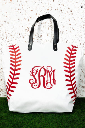 NGIL Baseball Laces All Day Tote - Wholesale Accessory Market