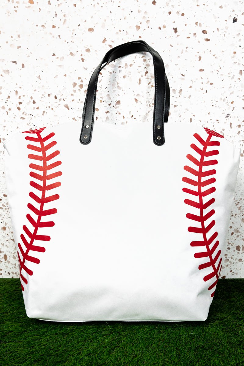 NGIL Baseball Laces All Day Tote - Wholesale Accessory Market