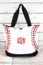 NGIL Baseball Laces with Black Trim Tote Bag - Wholesale Accessory Market