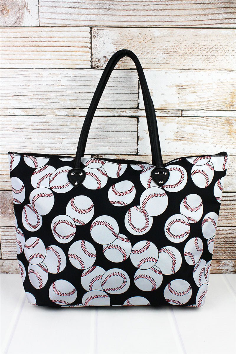 NGIL Baseball Large Shoulder Tote - Wholesale Accessory Market