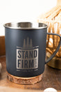 Stand Firm Anchor Gray Stainless Steel Campfire Mug - Wholesale Accessory Market