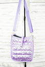 Kennedy Puffy Lavender Crossbody Tablet Bag - Wholesale Accessory Market