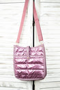 10% OFF! Kennedy Puffy Mauve Crossbody Tablet Bag - Wholesale Accessory Market