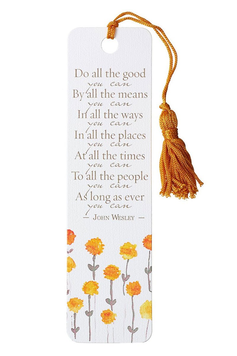 Do All the Good You Can Tassel Bookmark - Wholesale Accessory Market