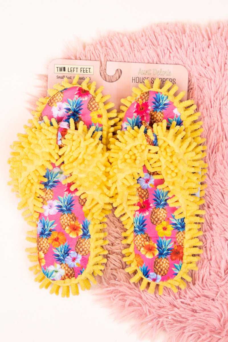 The Aunt Deloris Fineapple Slippers - Wholesale Accessory Market