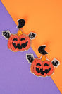 Viola Fright Night Seed Bead Earrings - Wholesale Accessory Market