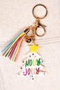 Viola White 'Holly Jolly' Acrylic Tree Keychain - Wholesale Accessory Market