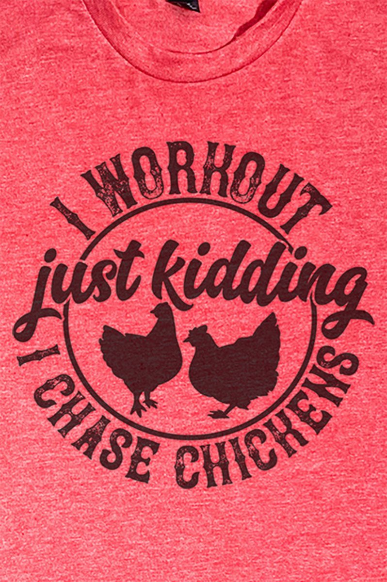 I Chase Chickens Unisex Poly-Rich Blend Tee - Wholesale Accessory Market