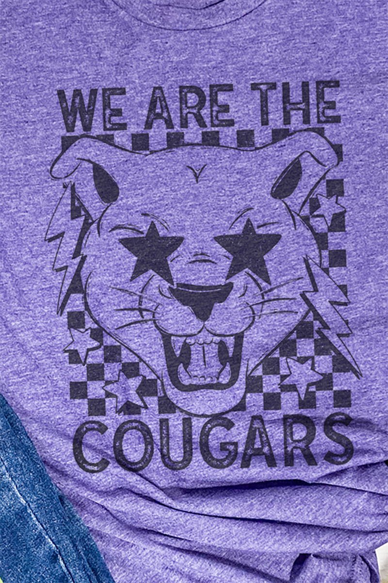 Stars We Are The Cougars Unisex Poly-Rich Blend Tee - Wholesale Accessory Market