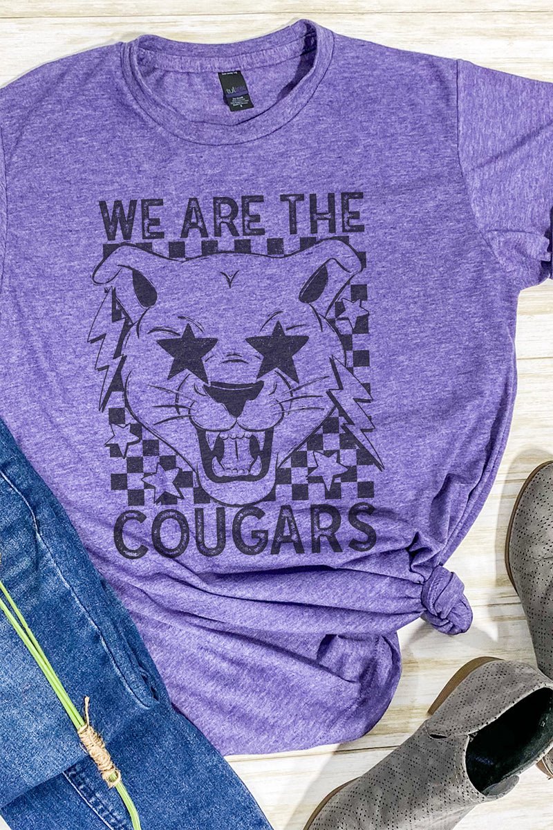 Stars We Are The Cougars Unisex Poly-Rich Blend Tee - Wholesale Accessory Market