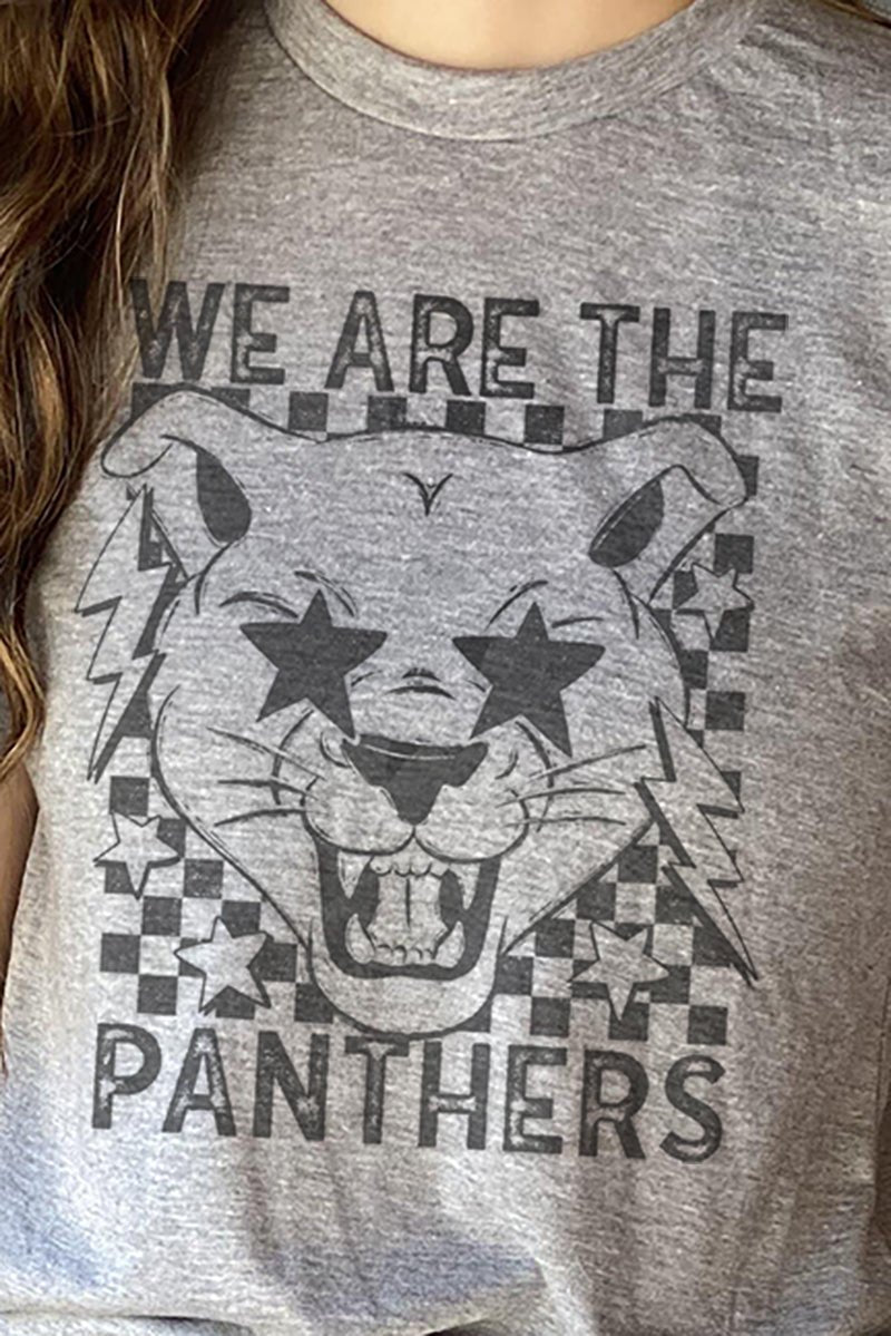 Stars We Are The Panthers Unisex Poly-Rich Blend Tee - Wholesale Accessory Market