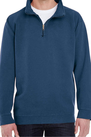 Shades of Blue Comfort Colors Adult Quarter Zip Sweatshirt *Customizable! - Wholesale Accessory Market