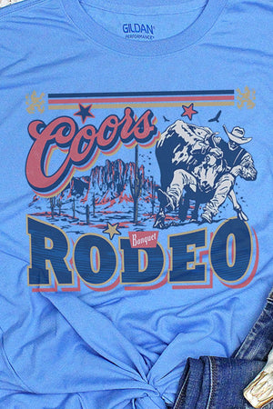 Bull Rider Coors Rodeo Unisex Dri-Power Poly Tee - Wholesale Accessory Market