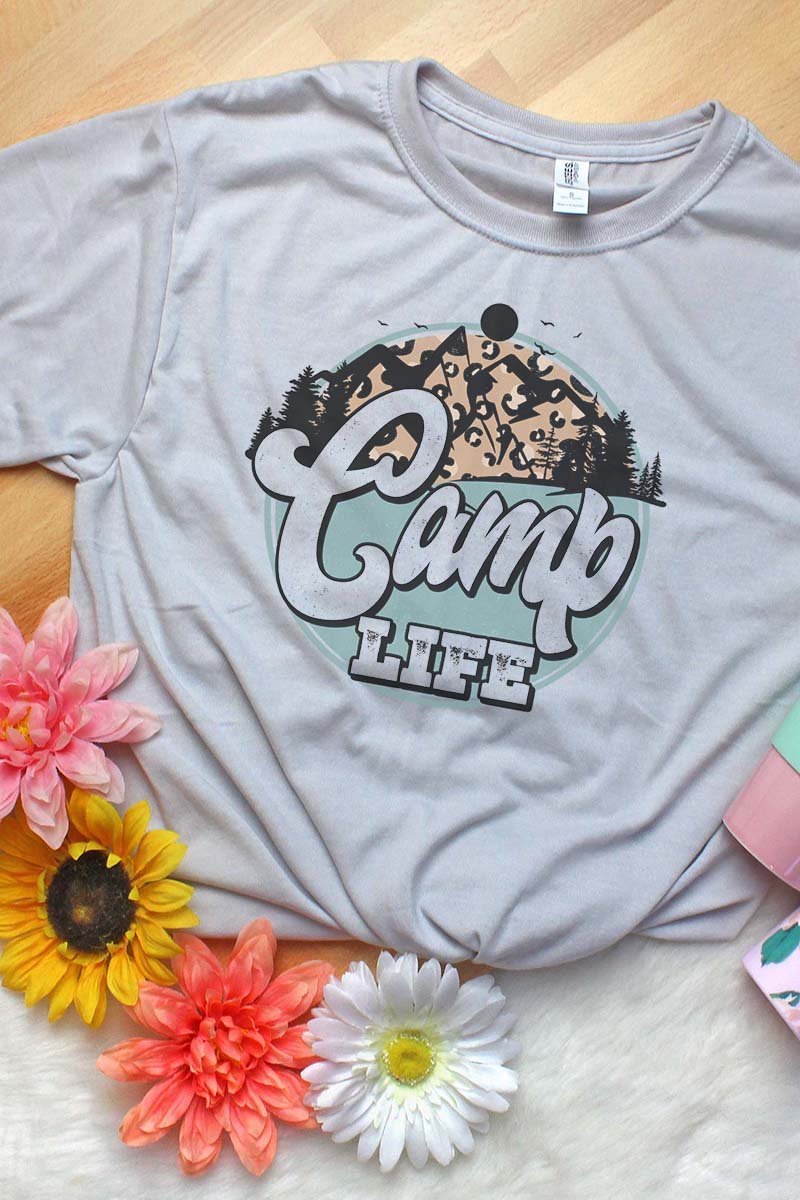 Camp Life Unisex Dri-Power Poly Tee - Wholesale Accessory Market